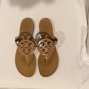 Tory Burch Miller Sandal 10m Patent Nude